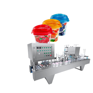 Liner Pre-cut film cup filling machine